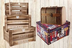 comprar cajas de madera vintage